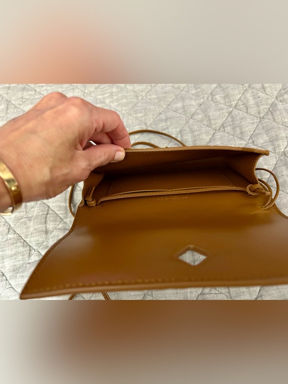 Bottega Veneta Andiamo Intrecciato Suede Crossbody Bag + Box & Dust Bag - Picture 16 of 16